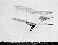 Otto Lilienthal in volo